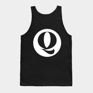 Q (Letter Initial Monogram) Tank Top